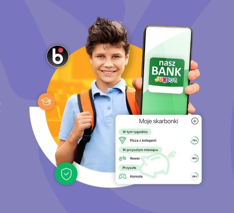 Aplikacja mobilna Nasz Bank Junior
